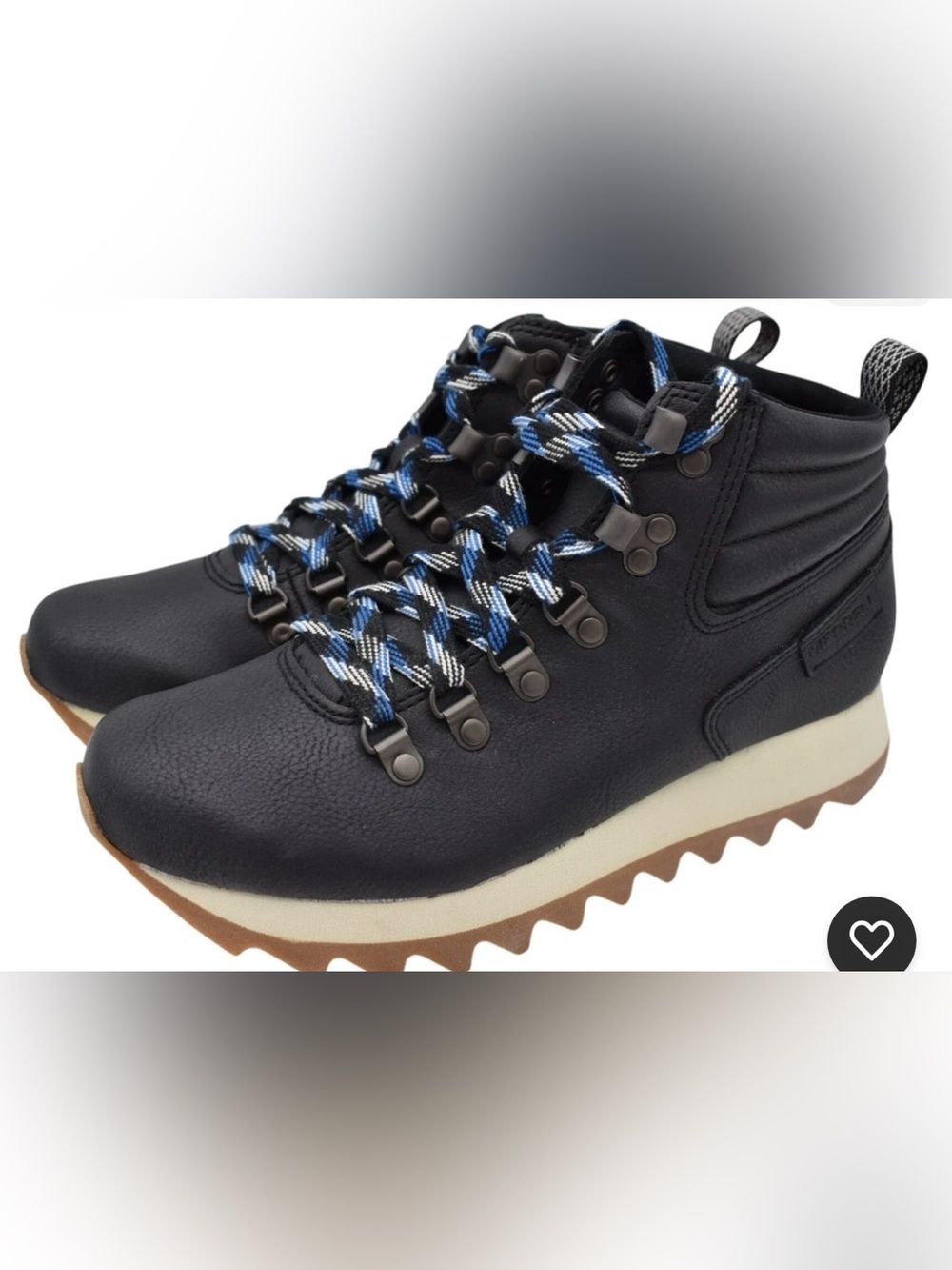 Merrell Black Lace-Up Women's Alpine Hiker Hiking Boots 6.5